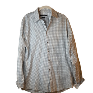 Gucci Light Blue Checkered Casual Shirt size 41/16